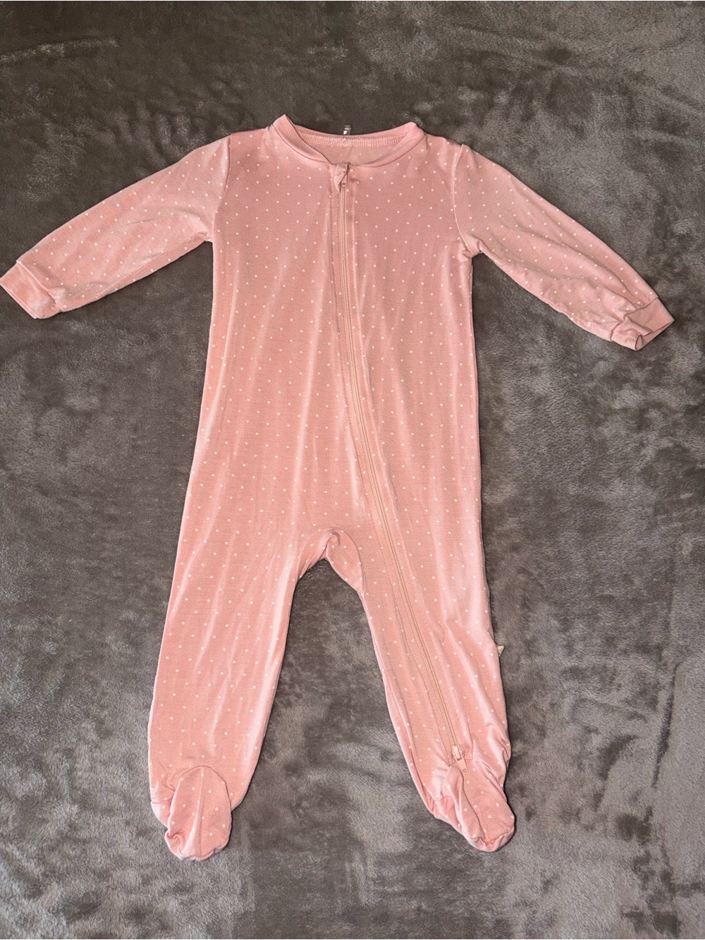 Milkberry polka dot onesie 6-9M